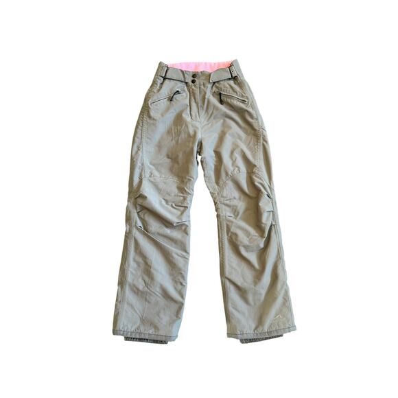 Polar Edge Alamosa Gold Series Snow Ski Pants Gray Pink Womens Small 10,000mm - Picture 1 of 9